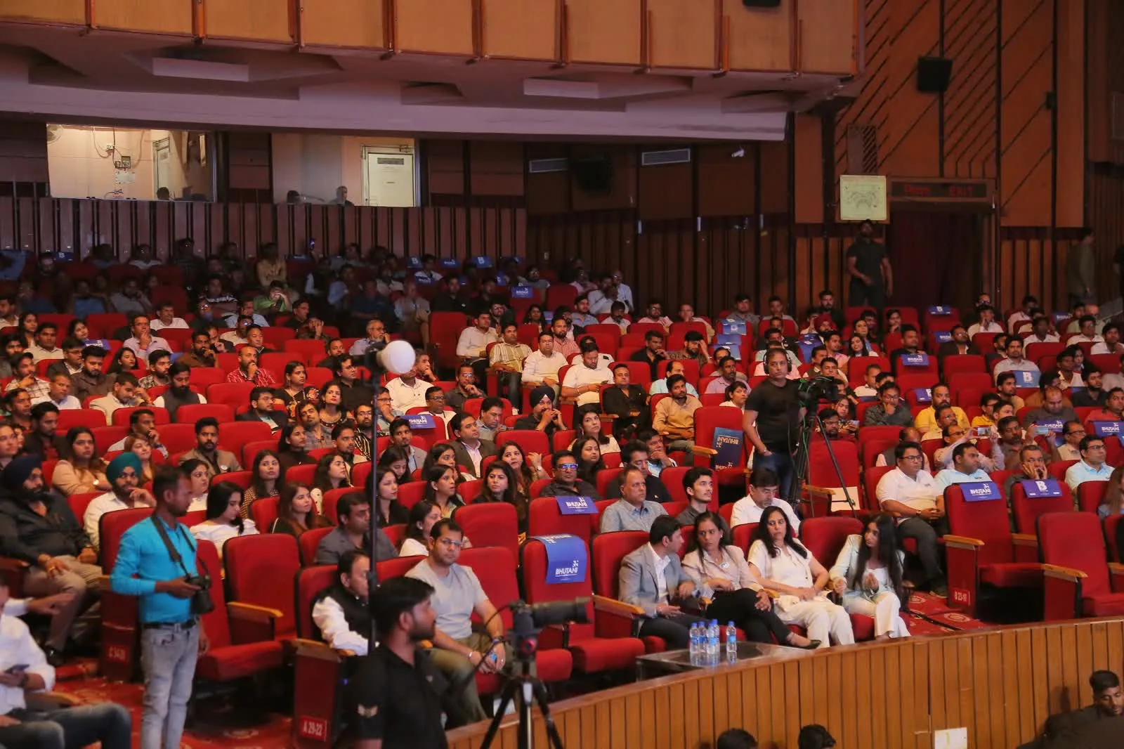 Full auditorium during a corporate conference in Delhi
